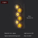 GobekUsa Crystal Wall Lamp: Modern Glass LED Sconces for Living Room, Bedroom, and Corridor