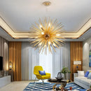 GobekUsa Geometric Ball Chandelier: Modern LED Lighting for Living Room and Dining Room