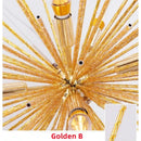 GobekUsa Geometric Ball Chandelier: Modern LED Lighting for Living Room and Dining Room