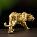 GobekUsa Golden Tiger Resin Figurines for Home & Office Decor Miniature Ornaments & Collectibles