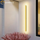 GobekUsa Golden Modern Outdoor LED Wall Light - IP65 Waterproof Garden Lighting