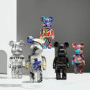 GobekUsa Graffiti Bear 27cm Figurine | Modern Home Decor Statue & Money Jar