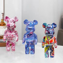 GobekUsa Graffiti Bear 27cm Figurine | Modern Home Decor Statue & Money Jar