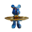 GobekUsa Graffiti Bear Statue Ornament for Modern Home Decor