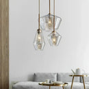 GobekUsa Gray Amber Glass Pendant Lamp for Home and Office Lighting