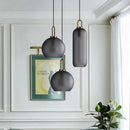 GobekUsa Glass Ball Pendant Light Fixture for Kitchen Dining Room Bedroom - Modern Hanging Lamp Luminaire Home Decor Lighting