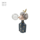 GobekUsa Bubble Girl Statue Ornament: Modern & Simple Night Light Décor for Home, Bedroom, Living Room