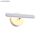 GobekUsa LED Vanity Lighting Fixture - Modern White Wall Lamp for Bathroom with Natural/Warm Light