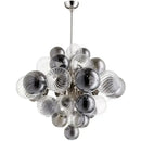 GobekUsa Bubble Glass Ceiling Chandelier Pendant for Living Room Bedroom