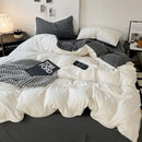 GobekUsa Cotton Bed Sets Comforter Cover Set with Corner Ties
