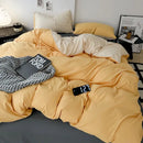 GobekUsa Cotton Bed Sets Comforter Cover Set with Corner Ties