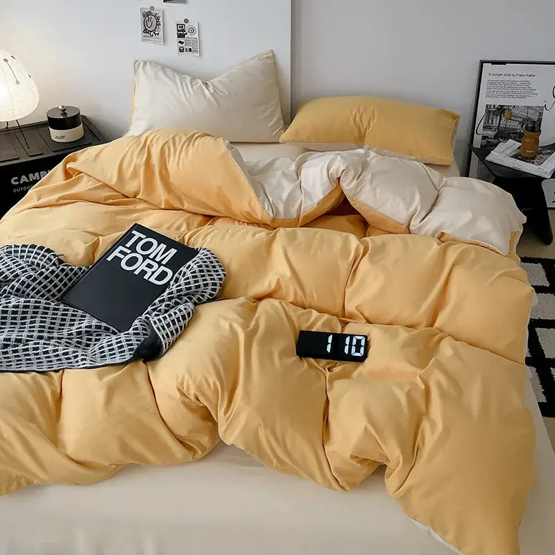 GobekUsa Cotton Bed Sets Comforter Cover Set with Corner Ties, photo 12 of 23