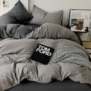 GobekUsa Cotton Bed Sets Comforter Cover Set with Corner Ties