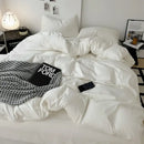 GobekUsa Cotton Bed Sets Comforter Cover Set with Corner Ties
