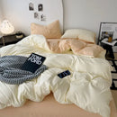 GobekUsa Cotton Bed Sets Comforter Cover Set with Corner Ties