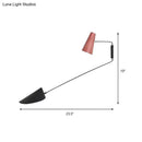 GobekUsa Macaron Wall Sconce: Cone and Duckbill Design | 1-Light Living Room Mount Light with Black Rod