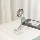 GobekUsa Geometric Crystal Glass Bookshelf Ornaments