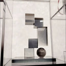 GobekUsa Geometric Crystal Glass Bookshelf Ornaments
