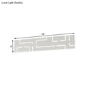 GobekUsa Contemporary LED Wall Sconce: 16"/20.5" Wide Acrylic Rectangle - Warm/White Light for Bedroom