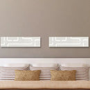 GobekUsa Contemporary LED Wall Sconce: 16"/20.5" Wide Acrylic Rectangle - Warm/White Light for Bedroom