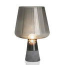 GobekUsa Leimu Amber Glass Table Lamp: Modern Nordic Design for Bedroom Living Room Decor