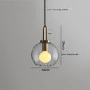 GobekUsa Glass Ball LED Pendant Light - Modern Hanging Lights for Home, Restaurant, Cafe