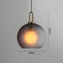 GobekUsa Glass Ball LED Pendant Light - Modern Hanging Lights for Home, Restaurant, Cafe