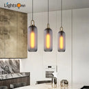 GobekUsa Glass Ball Pendant Lights for Living Room, Dining Room, Bar - Luxury Industrial Style