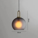 GobekUsa Glass Ball Pendant Lights for Living Room, Dining Room, Bar - Luxury Industrial Style
