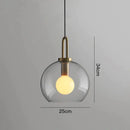 GobekUsa Glass Ball Pendant Lights for Living Room, Dining Room, Bar - Luxury Industrial Style