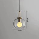 GobekUsa Glass Ball Pendant Lights for Living Room, Dining Room, Bar - Luxury Industrial Style