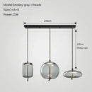 GobekUsa Glass Chandelier Knot Pendant Lamp for Bedroom Kitchen Dining Room