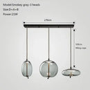 GobekUsa Glass Chandelier Knot Pendant Lamp for Bedroom Kitchen Dining Room