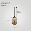 GobekUsa Glass Knot Pendant Chandelier Light for Bedroom Kitchen Dining Room