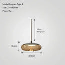 GobekUsa Glass Knot Pendant Chandelier Light for Bedroom Kitchen Dining Room
