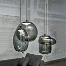 GobekUsa Glass Knot Pendant Chandelier Light for Bedroom Kitchen Dining Room