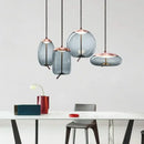 GobekUsa Glass Knot Pendant Chandelier Light for Bedroom Kitchen Dining Room