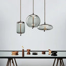 GobekUsa Glass Knot Pendant Chandelier Light for Bedroom Kitchen Dining Room