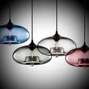 Modern Gray Glass Pendant Light