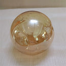 Modern gray glass shade replacement bedroom spherical lamp cover by Decorbites
