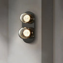 GobekUsa Gray Glass Wall Lights: Modern Luxury Home Decor Fixture for Living Room