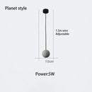 GobekUsa Cement Chandelier Modern Industrial Pendant Lighting Star Fixture 5W