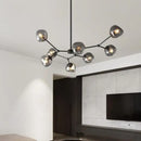 GobekUsa Gray Lava Glass Chandelier LED Pendant Light Modern Nordic Design