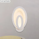 GobekUsa Minimalist LED Wall Sconce Light with Acrylic Shade - White Square/Oval - Wall Mounted Lamp - Warm/White