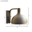 GobekUsa Modern Domed Wall Sconce Light for Entryways and Hallways