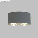 GobekUsa White Aluminum LED Wall-Mount Bedside Sconce for Bedroom with White/Warm Light