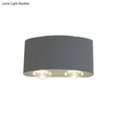 GobekUsa White Aluminum LED Wall-Mount Bedside Sconce for Bedroom with White/Warm Light