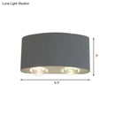 GobekUsa White Aluminum LED Wall-Mount Bedside Sconce for Bedroom with White/Warm Light