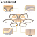 GobekUsa Acrylic LED Ceiling Chandelier for Modern Indoor Living Room Lighting Fixtures