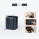 GobekUsa 20L Smart Sensor Trash Can: Luxury Garbage Bucket for Kitchen, Bathroom, and Toilet